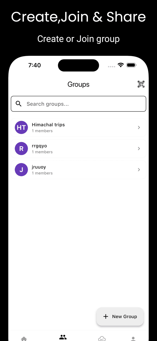 Create, Join & Share